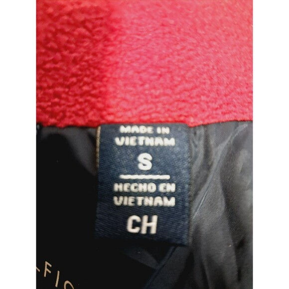 Tommy Hilfiger Women's 3 in 1 Systems Hooded Jacket Size Small Red Navy Blue - Picture 16 of 16